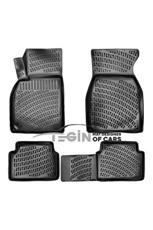 Renault Megane 2 3D Havuzlu Paspas 2002-2009 Siyah