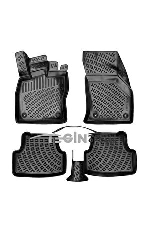 Seat Ateca 3D Havuzlu Paspas 2022 Siyah