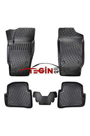 Seat İbiza IV 3D Havuzlu Paspas 2008 -2017 Siyah