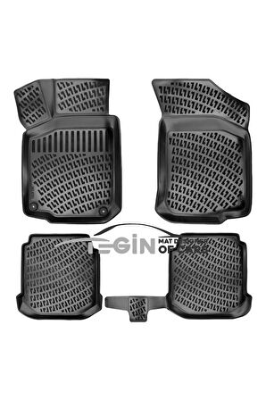 Seat Leon 3D Havuzlu Paspas 1998-2004 Siyah