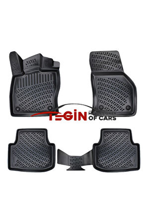 Seat Leon Manuel Vites 3D Havuzlu Paspas 2020 Sonrası Siyah