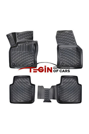 Seat Tarraco 3D Havuzlu Paspas 2021 Siyah