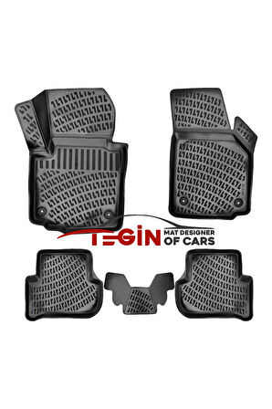 Skoda Yeti 3D Havuzlu Paspas 2012 Siyah