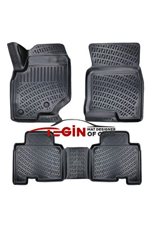 Ssangyong Rexton 3D Havuzlu Paspas 2022 Siyah