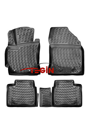 Toyota Corolla 3D Havuzlu Paspas 2013 Siyah