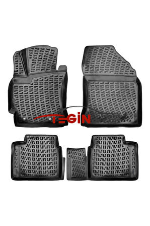Toyota Corolla 3D Havuzlu Paspas 2015 Siyah