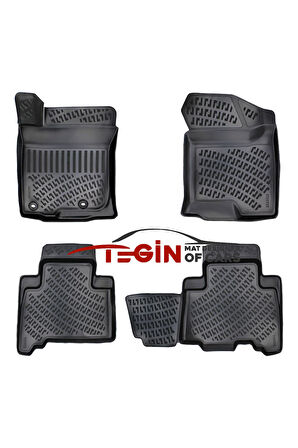 Toyota Land Cruiser Prado J150 3D Havuzlu Paspas 2009-2021 Siyah