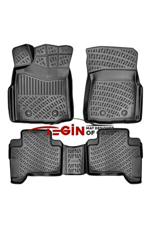 Toyota Tacoma 3D Havuzlu Paspas 2018 Siyah