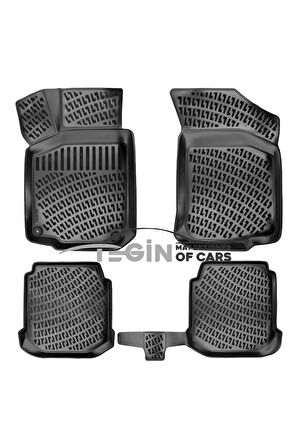 Volkswagen Golf 4 3D Havuzlu Paspas 2001 Siyah