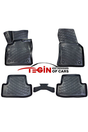 Volkswagen T-Roc 3D Havuzlu Paspas 2023 Siyah