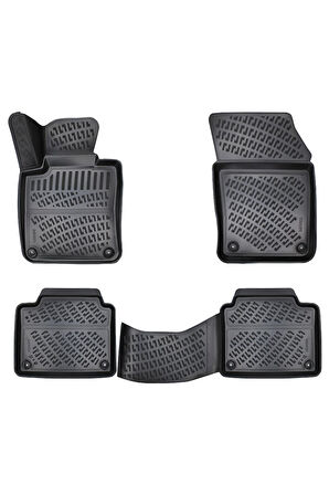 Volvo V90 3D Havuzlu Paspas 2020 Siyah