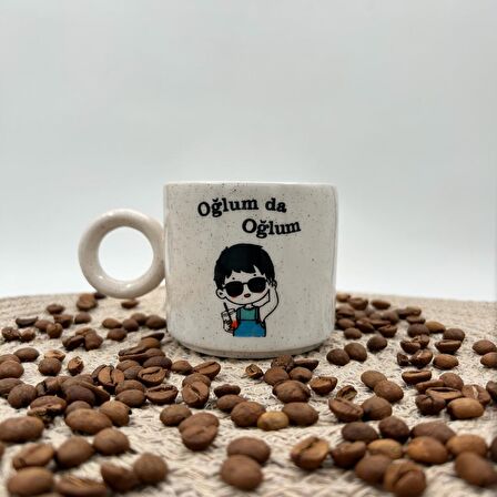 Seramik Kupa Mug Oğlum da Oğlum Baskılı 47