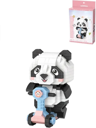 LOZ Micro Block Serisi Panda 320 Parça Oyuncak Yapım Seti FFLZ-8801