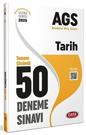 Data 2025 MEB-AGS Tarih 50 Deneme Çözümlü Ultra Serisi Data Yayınları
