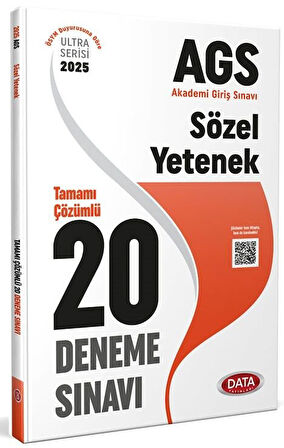 Data 2025 MEB-AGS Sözel Yetenek 22 Deneme Çözümlü Ultra Serisi Data Yayınları