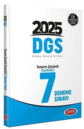 Data 2025 DGS 7 Deneme Fasikül Çözümlü Data Yayınları