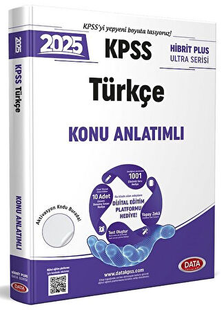 Data 2025 KPSS Türkçe Ultra Konu Anlatımlı Data Yayınları