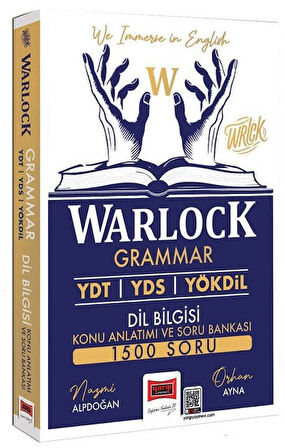 Yargı YDT YDS YÖKDİL WARLOCK Grammar Dil Bilgisi Konu Anlatımı ve Soru Bankası - Nazmi Alpdoğan Yargı Yayınları