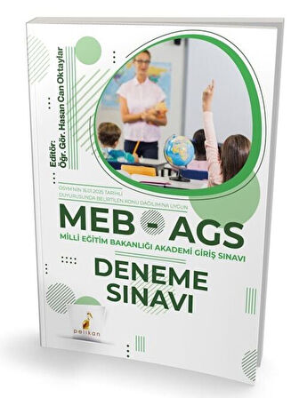 Pelikan MEB-AGS Deneme Sınavı Çözümlü - Hasan Can Oktaylar Pelikan Yayınları