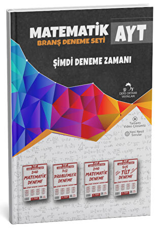 Ders Ortamı 2025 YKS AYT Matematik Branş Deneme Seti Çözümlü Ders Ortamı Yayınları