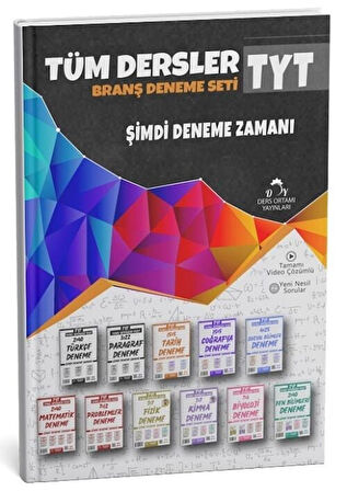 Ders Ortamı 2025 YKS TYT Tüm Dersler Branş Deneme Seti Çözümlü Ders Ortamı Yayınları