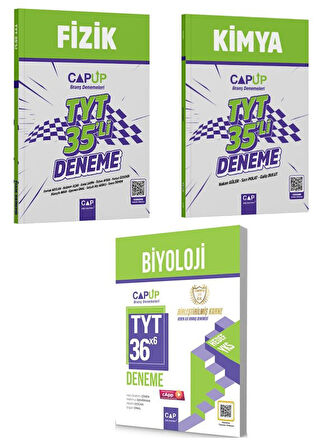 Çap Yayınları TYT Fizik+Kimya Biyoloji Deneme Seti