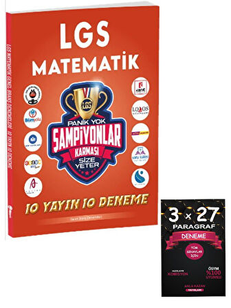 Bilimyolu Yayıncılık LGS Matematik Şampiyonlar Karması 10 Yayın 10 Deneme