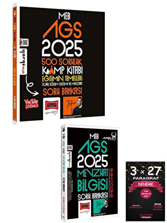 Yargı 2025 MEB-AGS Eğitimin Temelleri +Mevzuat Bilgisi Kamp Kitabı Soru Bankası Çözümlü
