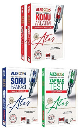 Yargı 2026 ALES VIP Konu + Soru Bankası + Yaprak Test 3 lü Set Yargı Yayınları