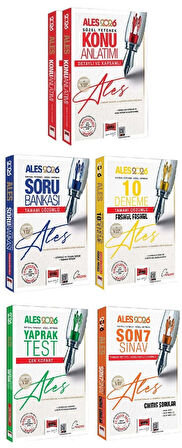 Yargı 2026 ALES VIP Konu + Soru Bankası + 10 Deneme + Yaprak Test + Son 7 Sınav Çıkmış 5 li Set Yargı Yayınları