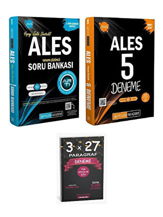Pegem 2025 ALES Soru Bankası + 5 Deneme 2 li Set+Anla KAzan PAragraf