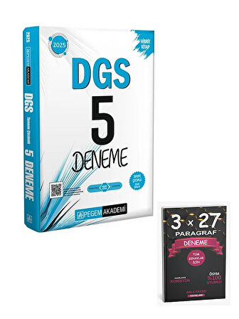 Pegem 2025 DGS 5 Deneme Çözümlü+AnlaKAzan PAragraf