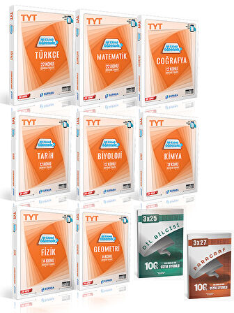 Supara + Anla Kazan 2026 TYT Tüm Dersler Konu Denemeleri Ne Kadar Öğrendik 10 lu Set