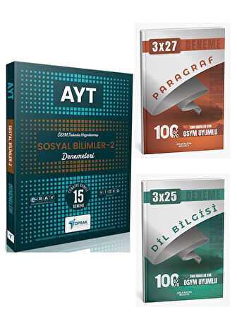 Toprak 2026 AYT Sosyal Bilimler 2 Deneme+Anla Kazan Paragraf+Dilbilgisi