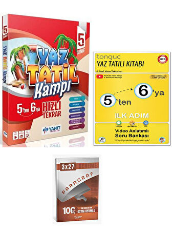 Tonguç+Yanıt 2026 5 ten 6 ya İlk Adım Yaz Tatili Kitabı