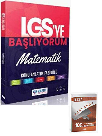 Yanıt 2026 LGS` ye Başlıyorum Matematik Anlatım Fasikülü+Anla Kazan Paragraf
