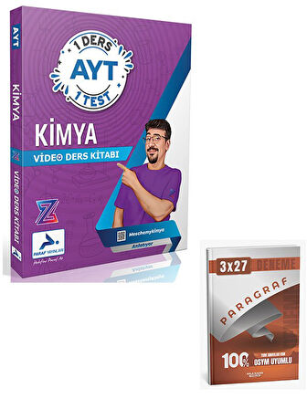 Paraf 2026 YKS AYT MeschemyKimya Z Takımı 1 Ders 1 Test Video Ders Kitabı+Anla Kazan Paragraf