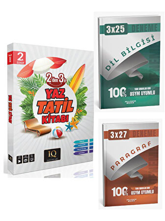 IQ 2026 2. Sınıf Yaz Tatil Kitabı Çözümlü+Anla Kazan Paragraf+Dilbilgisi