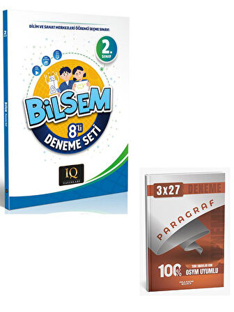 IQ 2026 2. Sınıf BİLSEM 8 li Deneme Seti+Anla Kazan Paragraf