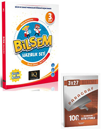 IQ 2026 3. Sınıf BİLSEM Hazırlık Seti+Anla Kazan Paragraf