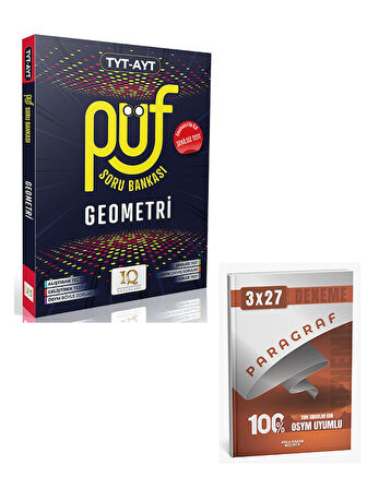 IQ 2026 YKS TYT AYT Geometri Püf Soru Bankası+Anla Kazan Paragraf