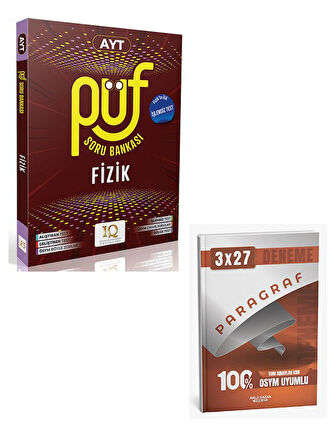 IQ 2026 YKS AYT Fizik Püf Soru Bankası+Anla Kazan Paragraf