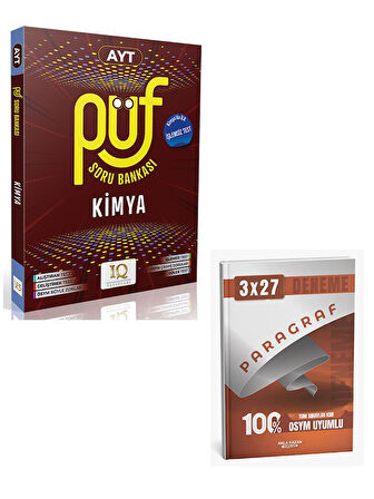 IQ 2026 YKS AYT Kimya Püf Soru Bankası+Anla Kazan Paragraf