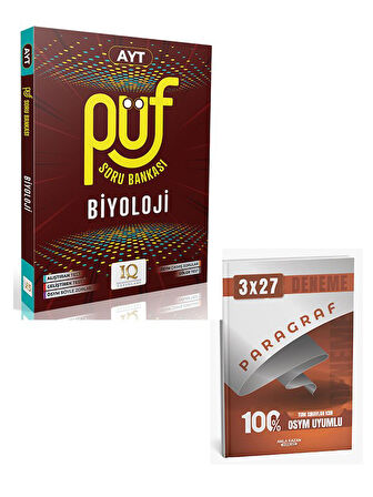 IQ 2026 YKS AYT Biyoloji Püf Soru Bankası+Anla Kazan Paragraf