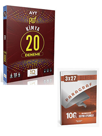 IQ 2026 YKS AYT Kimya Püf 20 Deneme+Anla Kazan Paragaraf