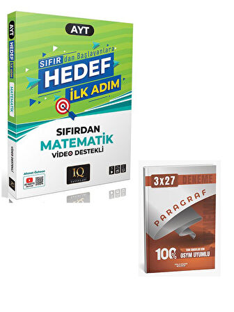 IQ 2026 YKS AYT Sıfırdan Matematik Hedef İlk Adım Video Destekli Soru Bankası+Anla Kazan Paragraf