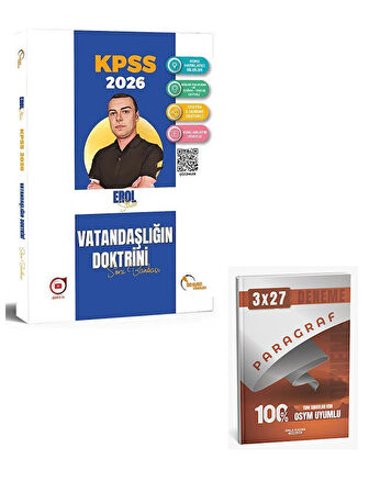 Doktrin 2026 KPSS Vatandaşlık Vatandaşlığın Doktrini Soru Bankası Çözümlü+Anla Kazan Paragraf