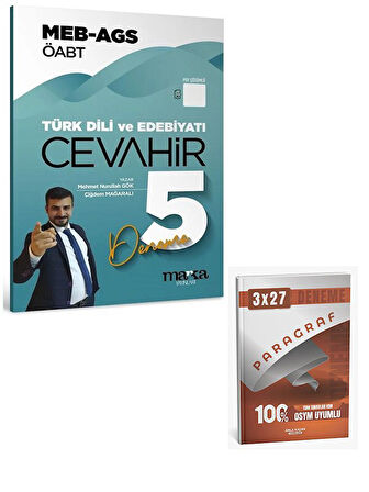 Marka 2025 ÖABT MEB-AGS Türk Dili ve Edebiyatı Öğretmenliği CEVAHİR 5 Deneme Çözümlü+Anla Kazan Paragraf