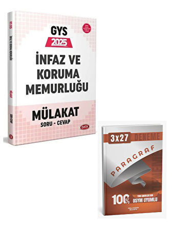 Data 2025 GYS İnfaz ve Koruma Memurluğu Mülakat Soru-Cevap+Anla Kazan Paragraf