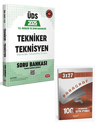 Data 2025 GYS ÜDS Gençlik ve Spor Bakanlığı Tekniker Teknisyen Soru Bankası